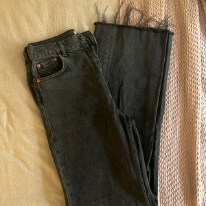 Zara wide leg super high waist jean